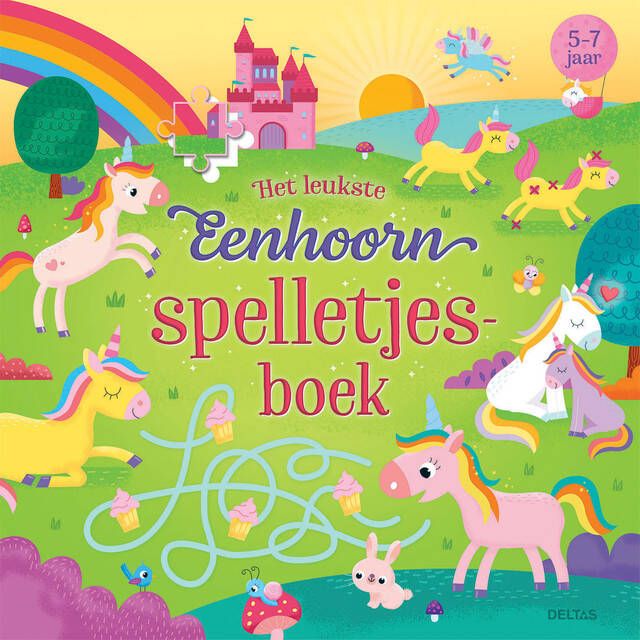 Deltas Het leukste eenhoorn spelletjesboek (5-7 j.)
