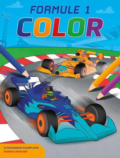 Deltas Kleurblok Formule 1 color