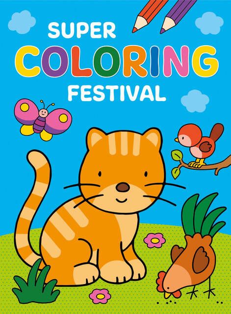 Deltas Kleurblok Super Coloring Festival