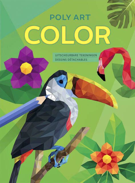 Deltas Kleurboek Poly Art Color