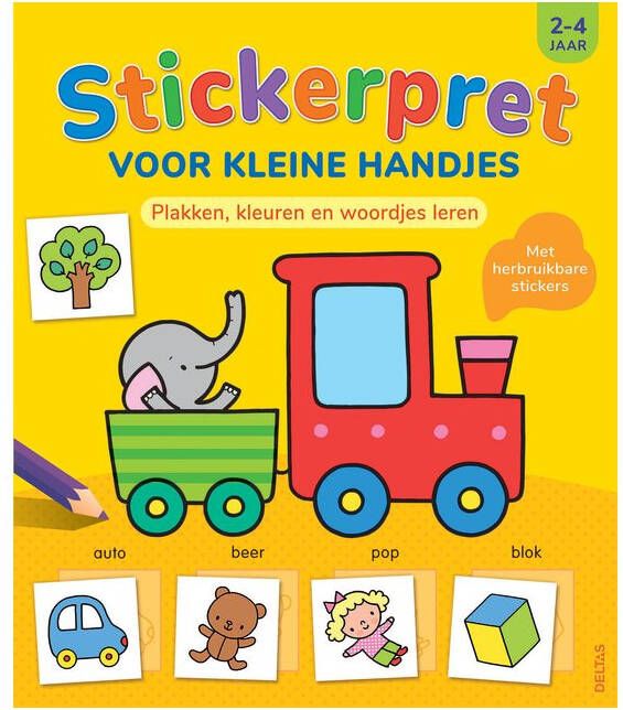 Deltas Stickerboek Stickerpret voor kleine handjes 2-4 jaar