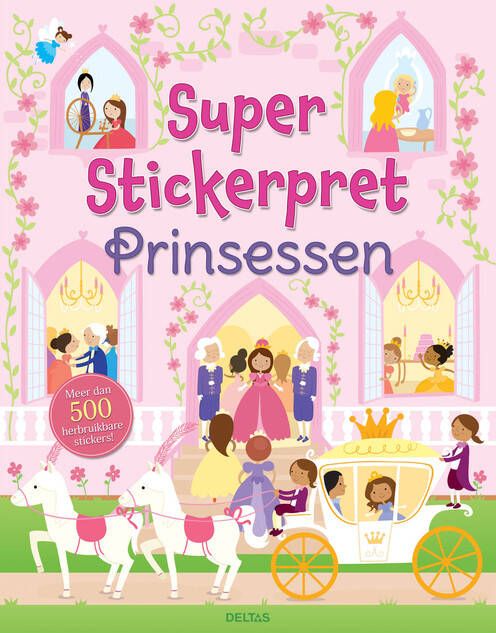 Deltas Stickerboek Super Stickerpret prinsessen