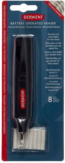 Derwent elektrische gum zwart