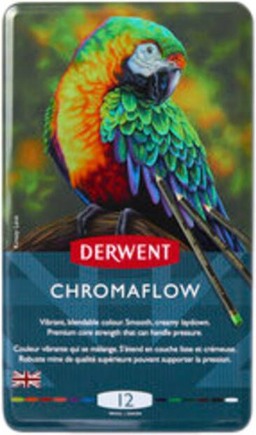 Derwent Kleurpotloden Chromaflow setÃƒ 12 kleuren