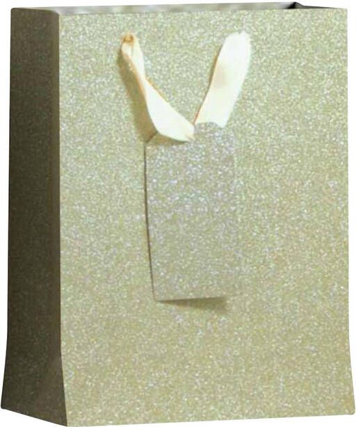 IG design Cadeautas IG Group Goud glitter 175x98x229mm