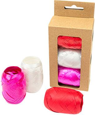 IG design Lint setà 3 kleuren rood wit en roze - Foto 2