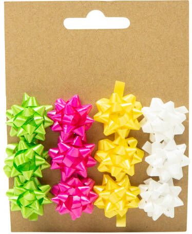 IG design Mini strikken groen roze geel wit 12 stuks