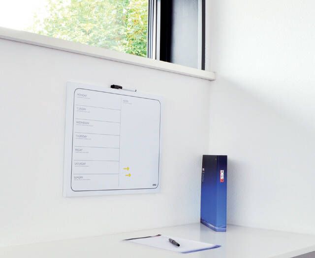 Desq Planbord week 40x50cm randloos + marker magnetisch - Foto 2