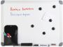 Desq Whiteboard 60x90cm in kunststof draagtas - Thumbnail 1