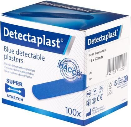 Detectaplast Elastic textielpleister ft 19 x 72 mm pak van 100 stuks - Foto 2