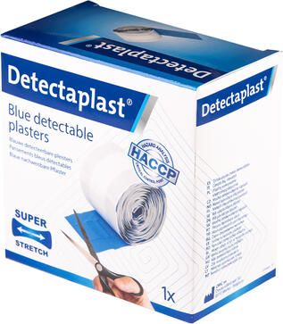Detectaplast Elastic textielpleister ft 6 cm x 5 m op rol - Foto 2