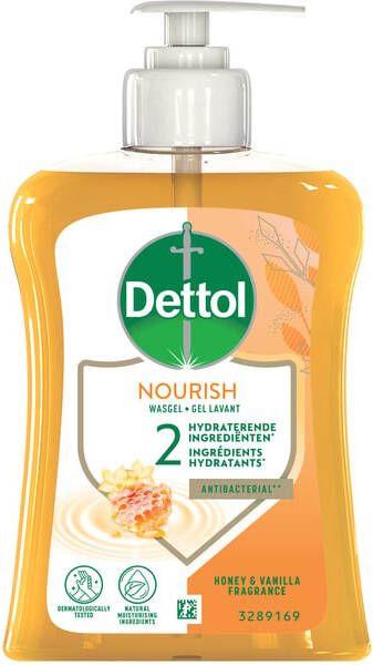 DETTOL Handzeep Honey Vanilla antibacterieël 250ml