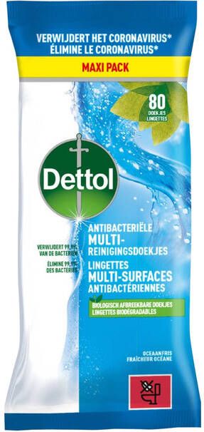 DETTOL Desinfecterende doekjes Power & Fresch 80st