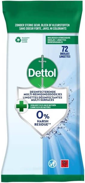 DETTOL Reinigingsdoekjes antibacterieël Cleanser 72stuks