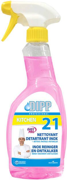 DIPP Inox reiniger en ontkalker