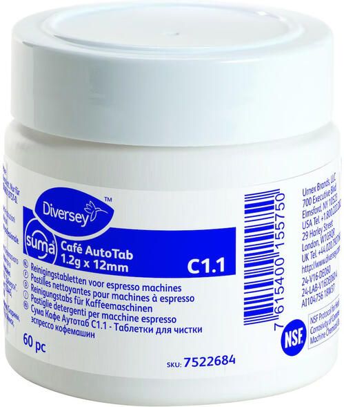 Diversey Reinigingstabletten Suma CafÃ© AT 1 2g 60 stuks