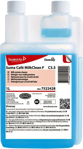 Diversey Reinigingsvloeistof Suma Milkcleaner 1L