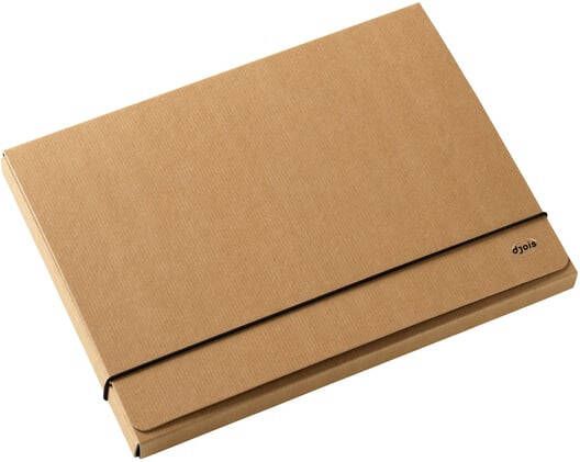 Multo Elastobox Kraft Line A4 3 kleppen 850gr bruin