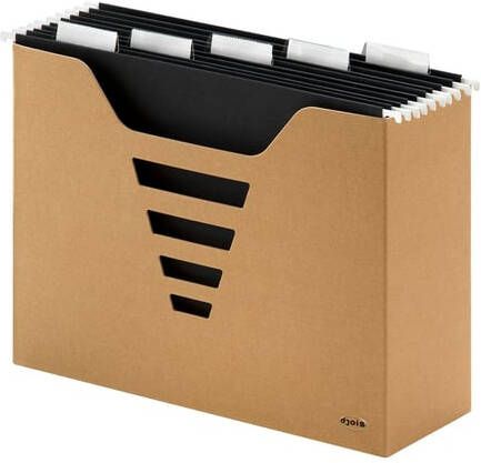 Multo Hangmappenbox Kraft Line A4 + 5 hangmappen