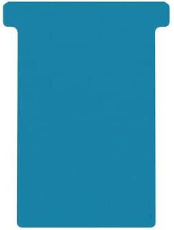 Djois T-kaart formaat 3 77mm blauw 100 stuks
