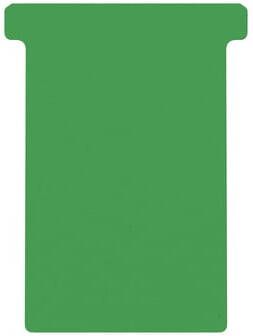 Djois T-kaart formaat 3 77mm groen 100 stuks