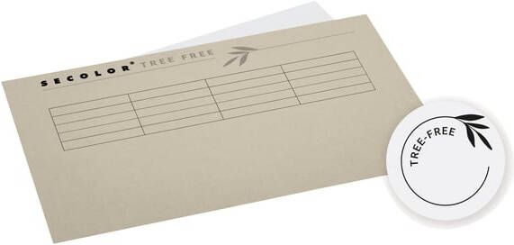 Jalema dossieromslag Secolor Tree Free voor ft folio(22 5 x 34 8 cm ) beige