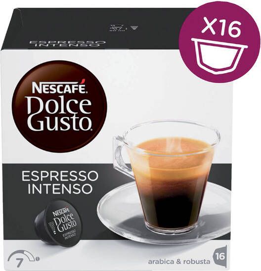 Dolce Gusto Koffiecups Espresso Intenso 16 stuks