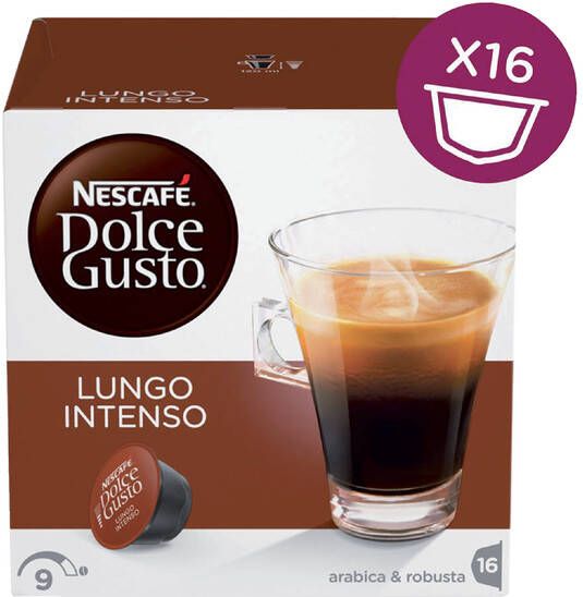 Dolce Gusto Koffiecups lungo intenso 16 stuks