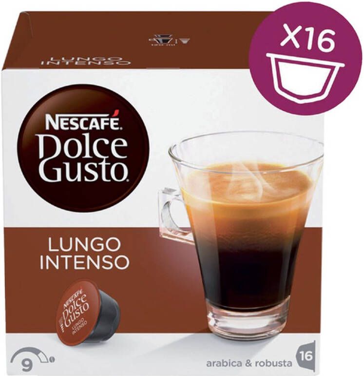 Dolce Gusto Koffiecups Lungo Intenso 16 stuks