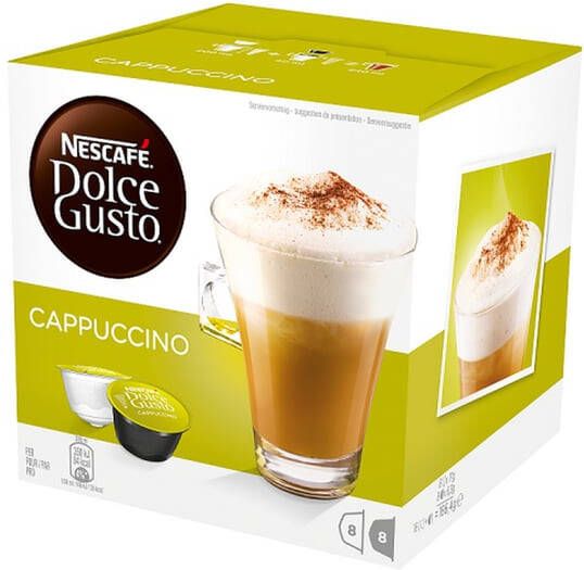 Dolce Gusto Koffiecups cappuccino 16 stuks