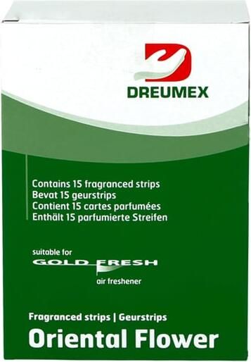 Dreumex Luchtverfrisser Gold Fresh Oriental Flower 15 strips