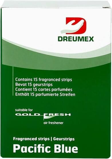 Dreumex Luchtverfrisser Gold Fresh Pacific Blue 15 strips