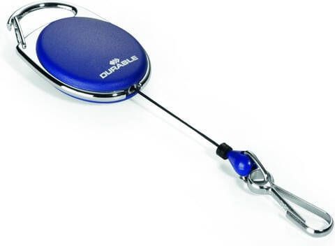 Durable Afrolmechanisme Style met karabijnhaak blauw