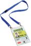 Durable Badge voor evenementen A6 met koord blauw - Thumbnail 2