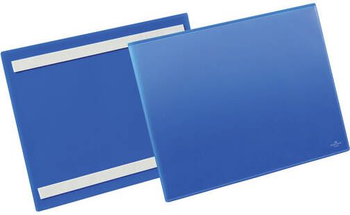 Durable Documenthoes zelfklevend A4 liggend blauw
