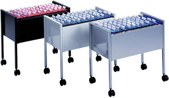 Durable Hangmappentrolly Economy 80 A4 grijs - Foto 3