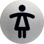 Durable Infobord pictogram 4904 wc dames rond 83Mm - Thumbnail 2