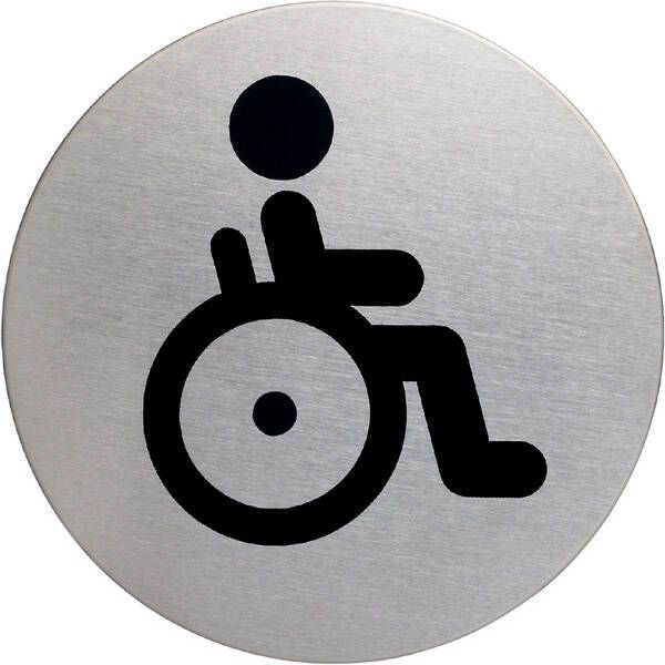 Durable Infobord pictogram 4906 wc invalide rond 83mm