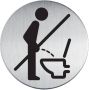 Durable Infobord pictogram 4921 verboden Staand urineren - Thumbnail 1