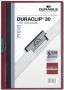 Durable Klemmap Duraclip A4 3mm 30 vellen aubergine - Thumbnail 3