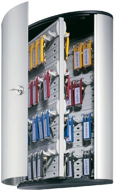 Durable sleutelkast Key Box voor 72 sleutelhangers ft 30 2 x 40 x 11 8 cm grijs
