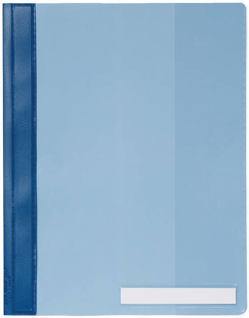 Durable Snelhechter A4 PVC extra breed blauw