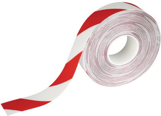 Durable Vloermarkeringstape DURALINE 50mmx30m rood-wit