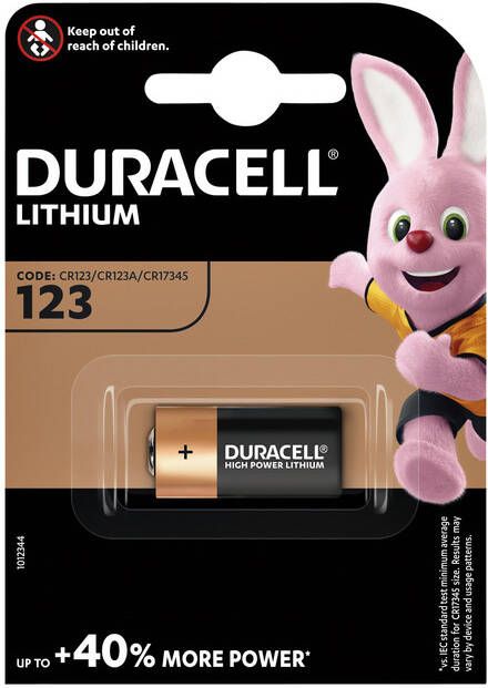 Duracell Ultra Lithium 123 blister van 1 stuk