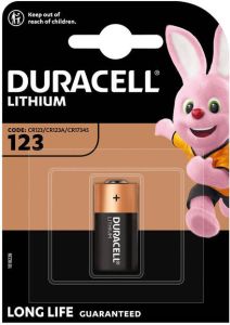 Duracell Batterij 1xCR123 high power lithium