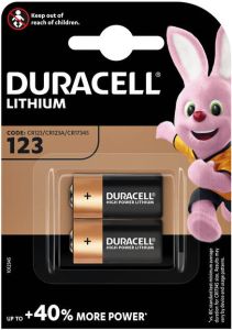 Duracell Ultra Lithium 123 blister van 2 stuks