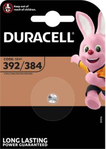 Duracell Batterij knoopcel 1x392 384 alkalineÃ˜7 9mm 1 5V-45mAh