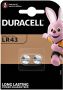 Duracell Batterij knoopcel 2xLR43 alkalineÃƒËœ11 6mm 2 stuks - Thumbnail 2