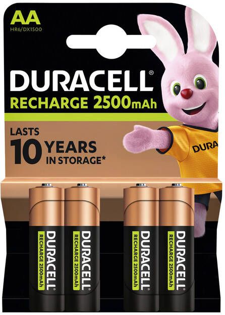 Duracell Batterij oplaadbaar 4xAA 2500mAh Ultra