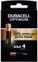 Duracell batterij Optimum AAA blister van 4 stuks - Thumbnail 2